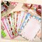 160 Packs Stationery Paper Set (50 Double Sided Stationery Writing Papers 50 Matching Envelopes) 60 Round Dot Sticker, 10 Design(Flower,5.5 x 8.25 Inch)